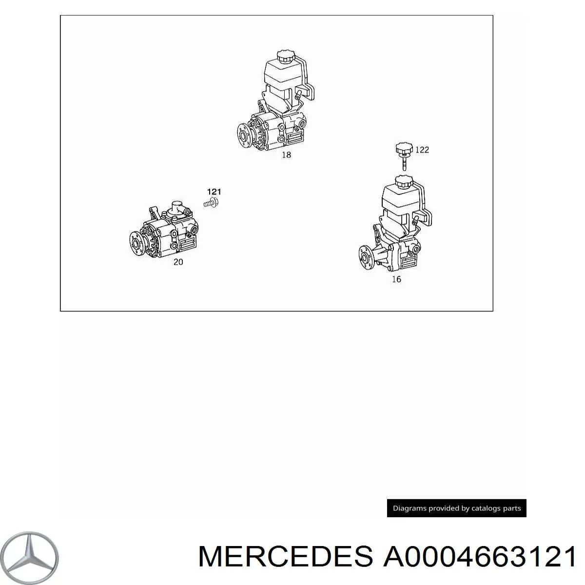 A0004663121 Mercedes 