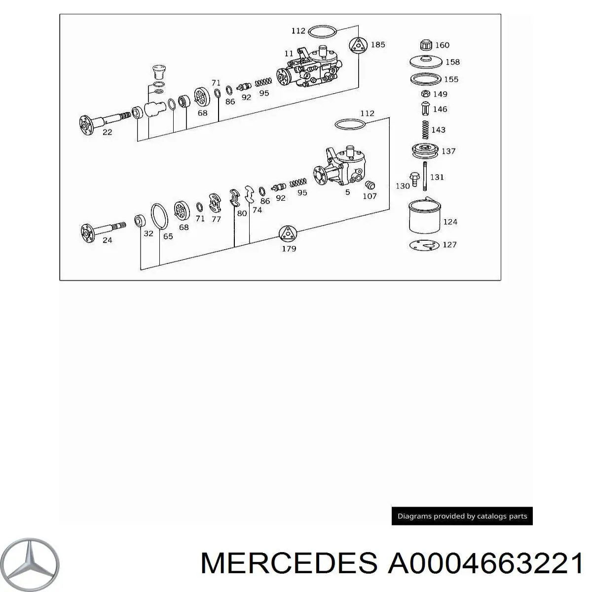  Mercedes A0004663221 preço, a partir de 100,93 USD