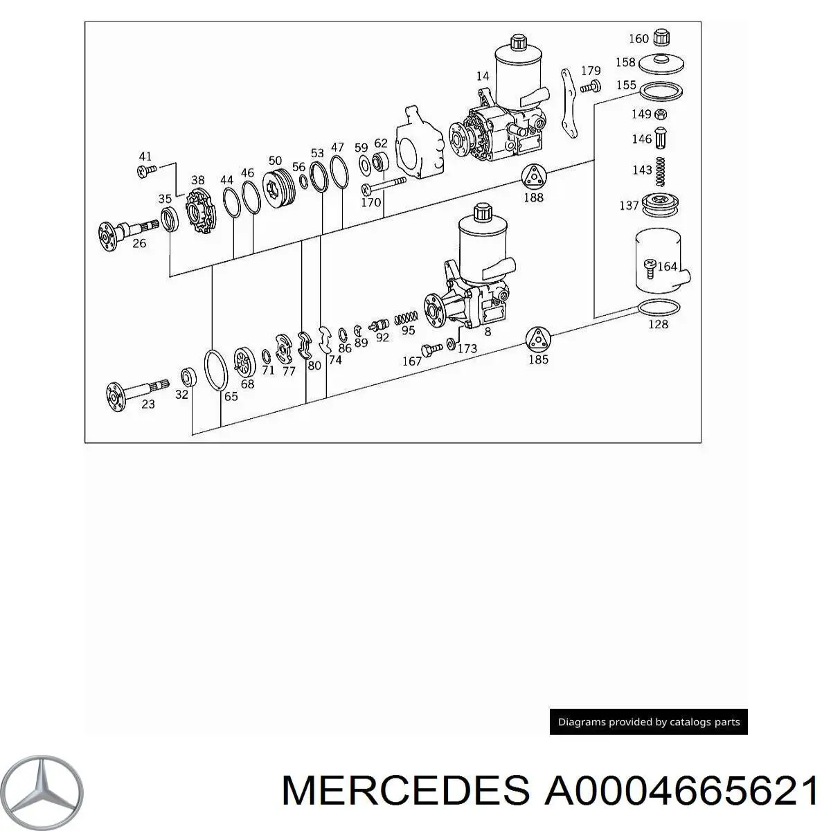 A0004664021 Mercedes 