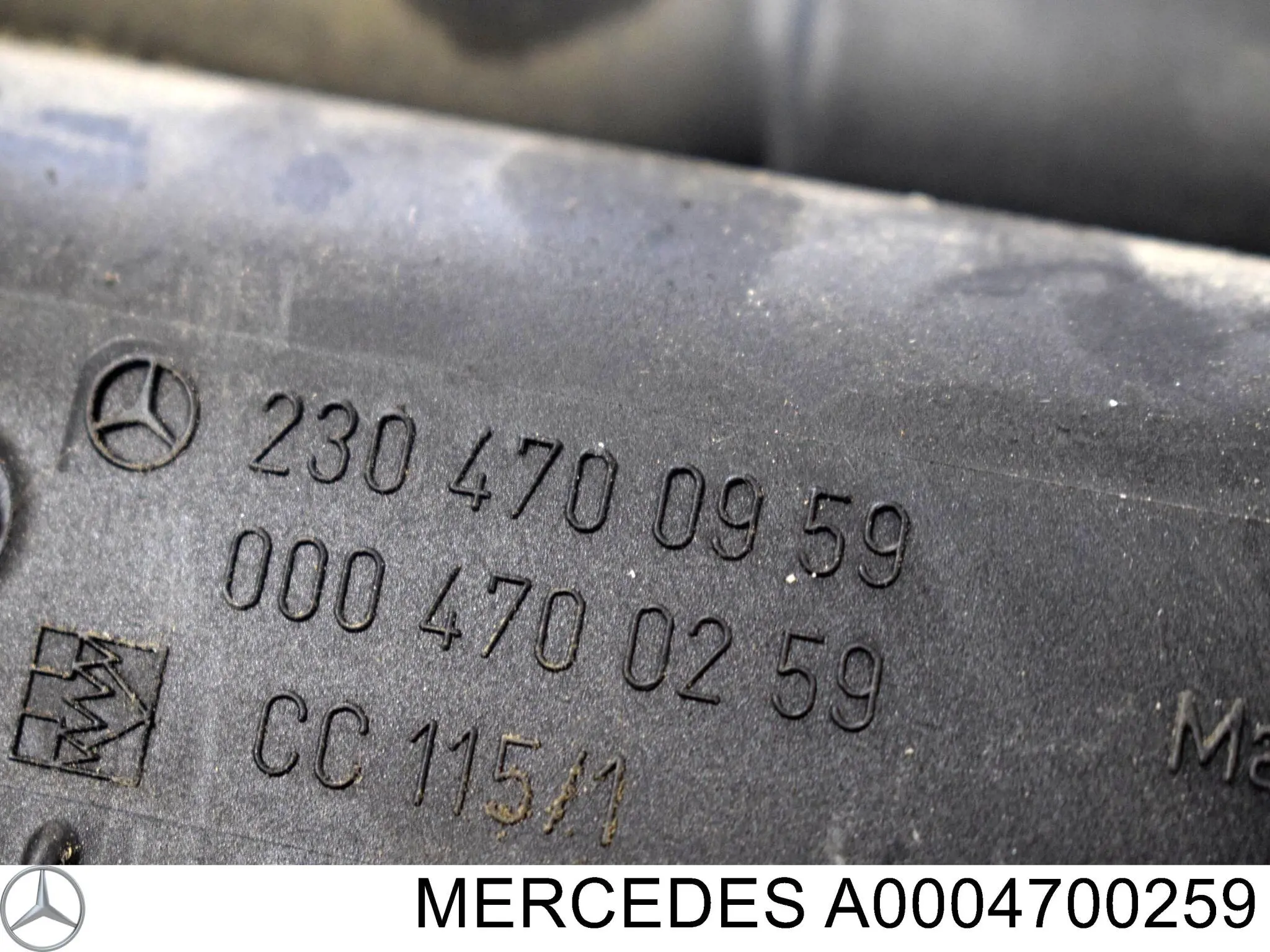 A0004700259 Mercedes Filtro de tanque dos vapores de combustível