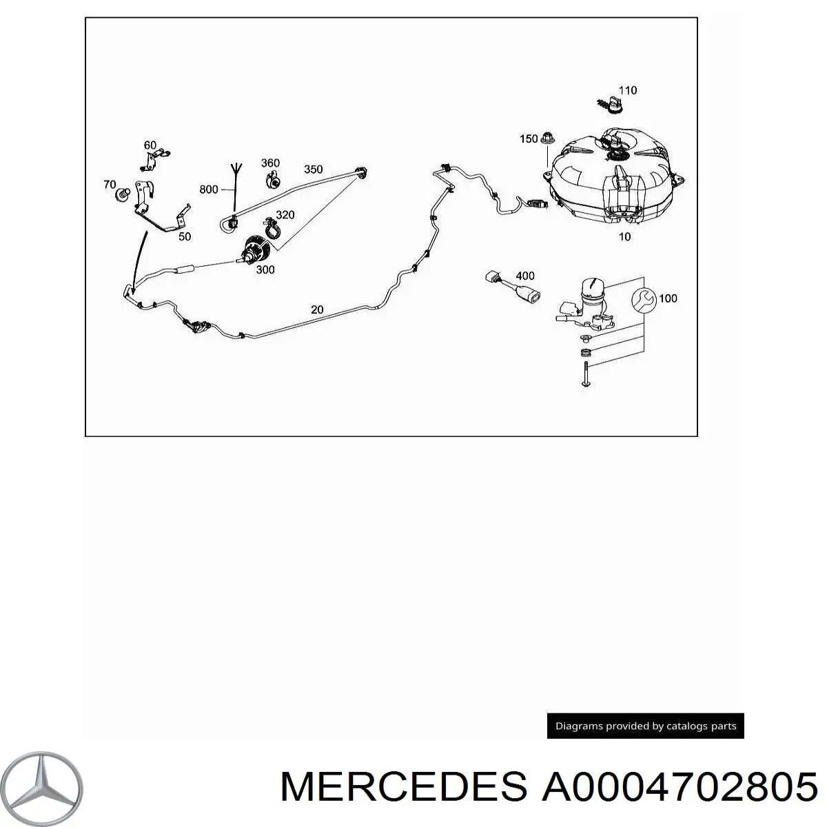 A0004702805 Mercedes 