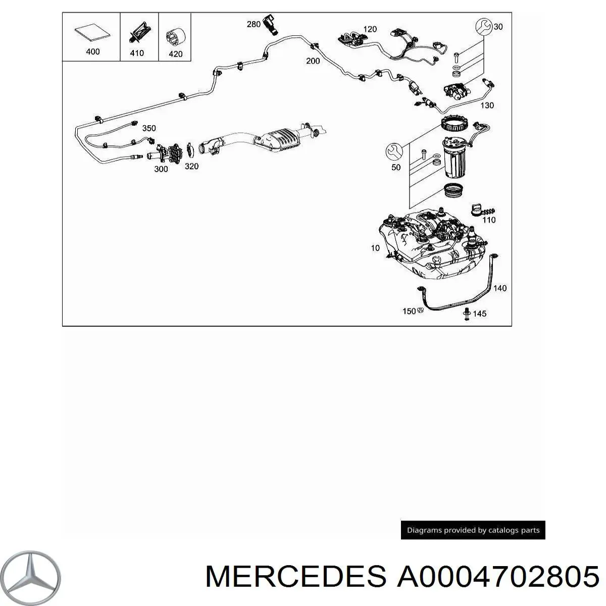  Mercedes A0004702805 preço, a partir de 82,11 USD