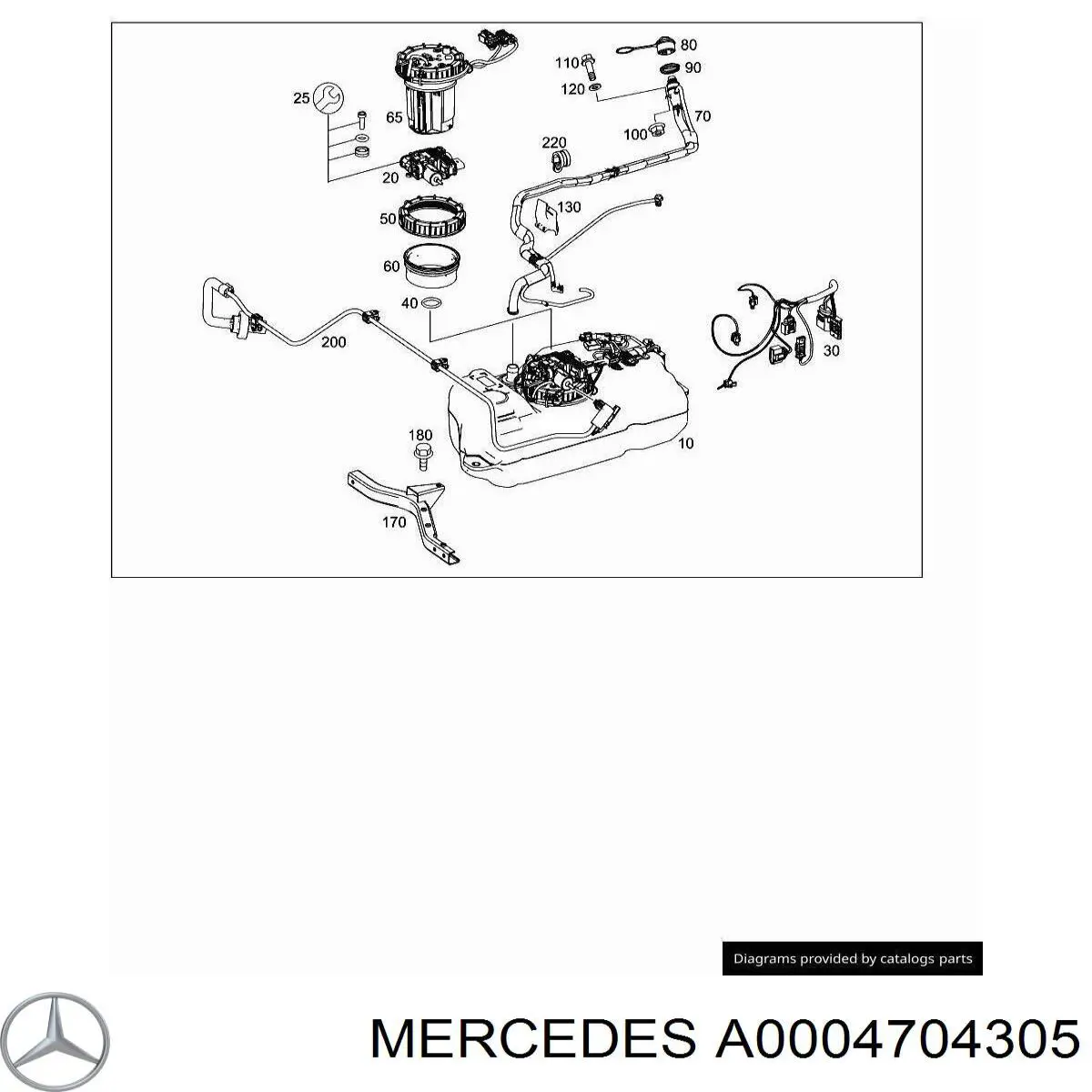 A0004704305 Mercedes 