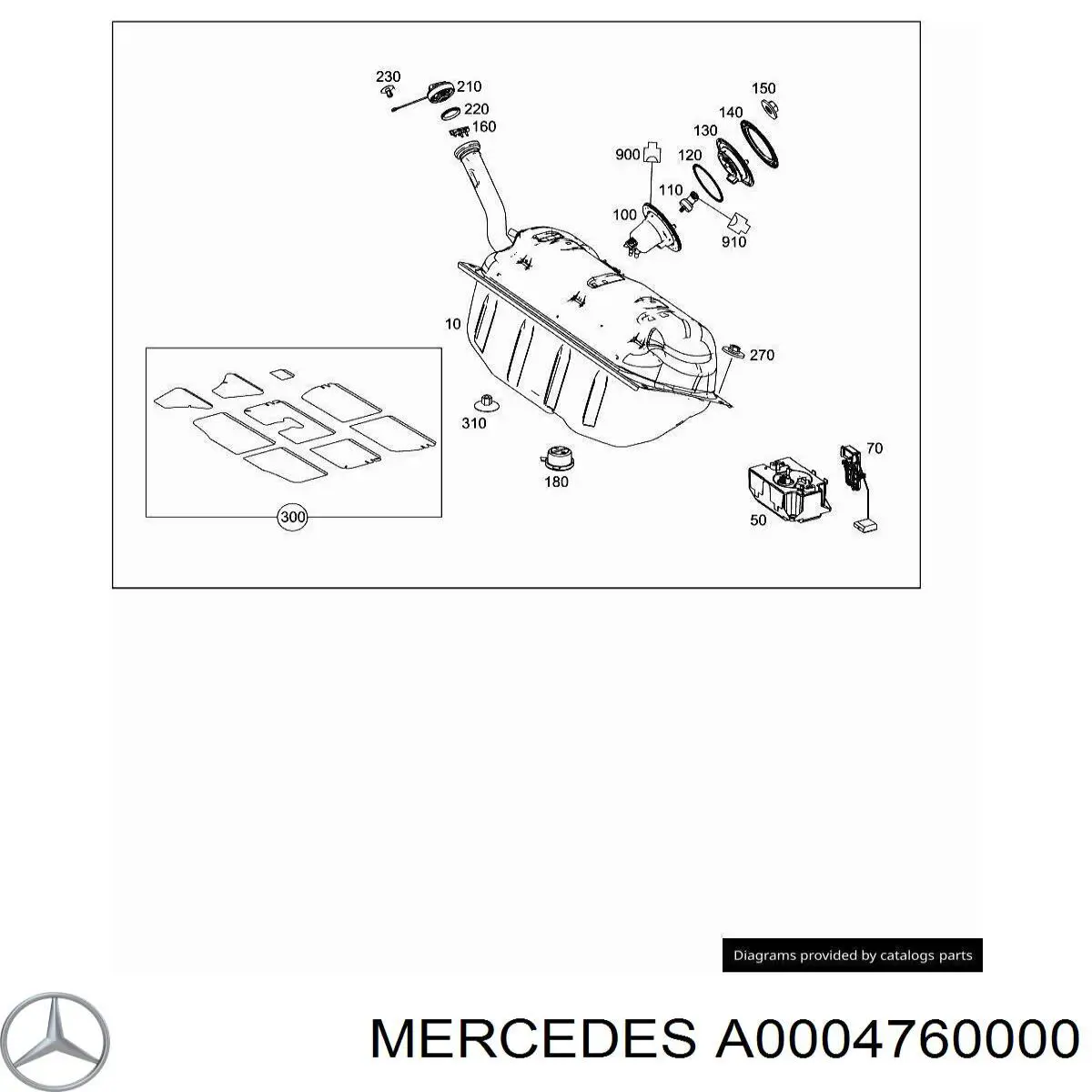  Mercedes A0004760000 preço, a partir de 25,31 USD