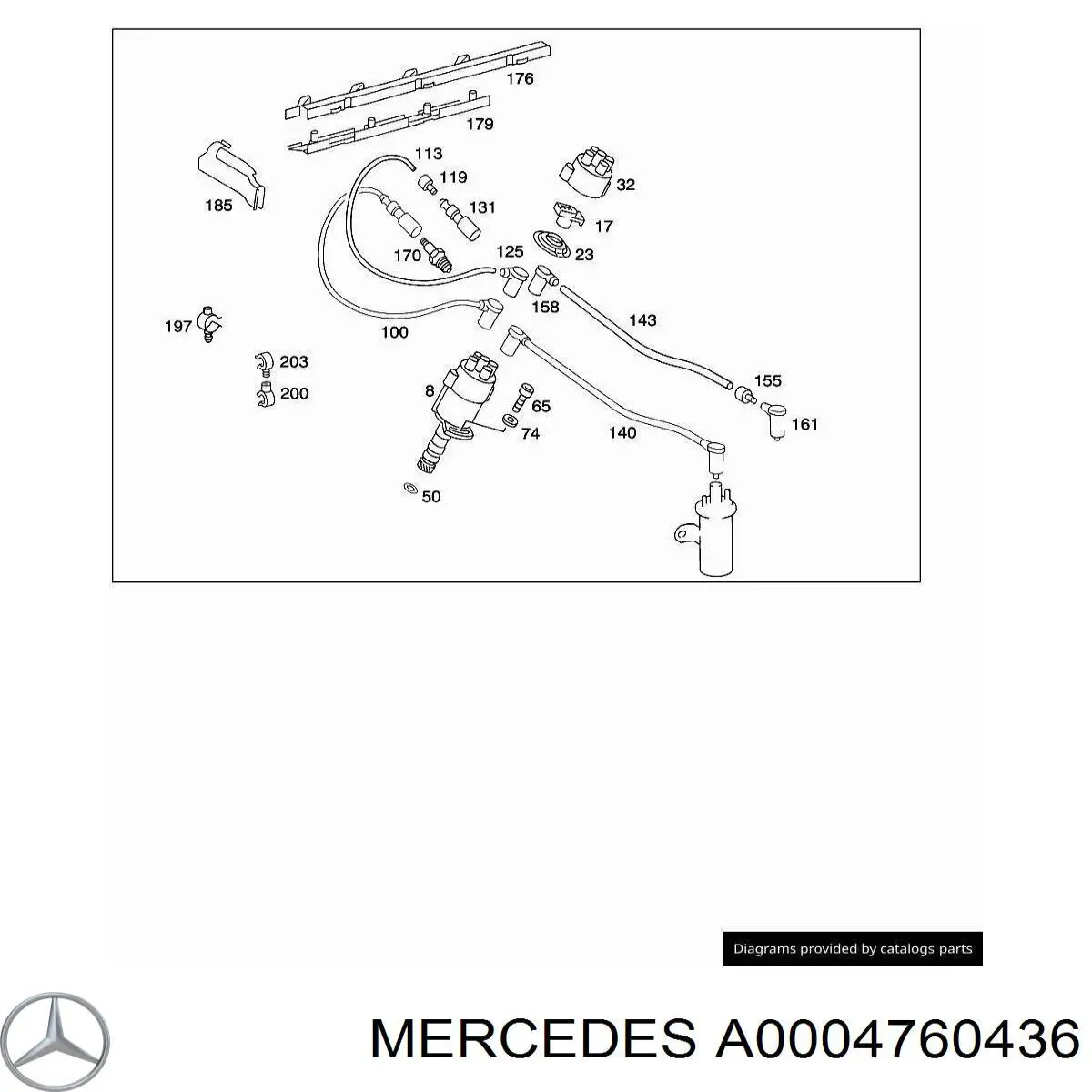 A0004760436 Mercedes 