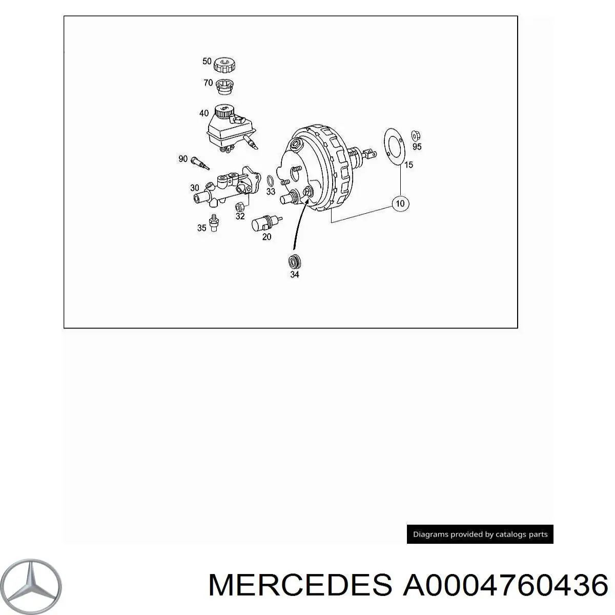  Mercedes A0004760436 preço, a partir de 6,46 USD