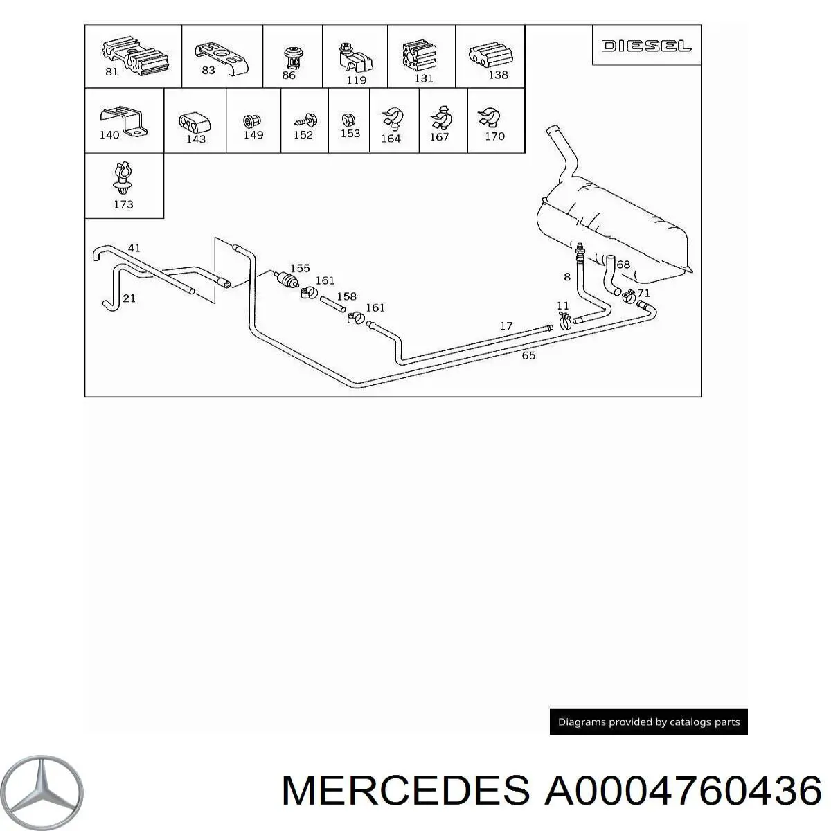  Mercedes A0019952765 preço, a partir de 6,52 USD