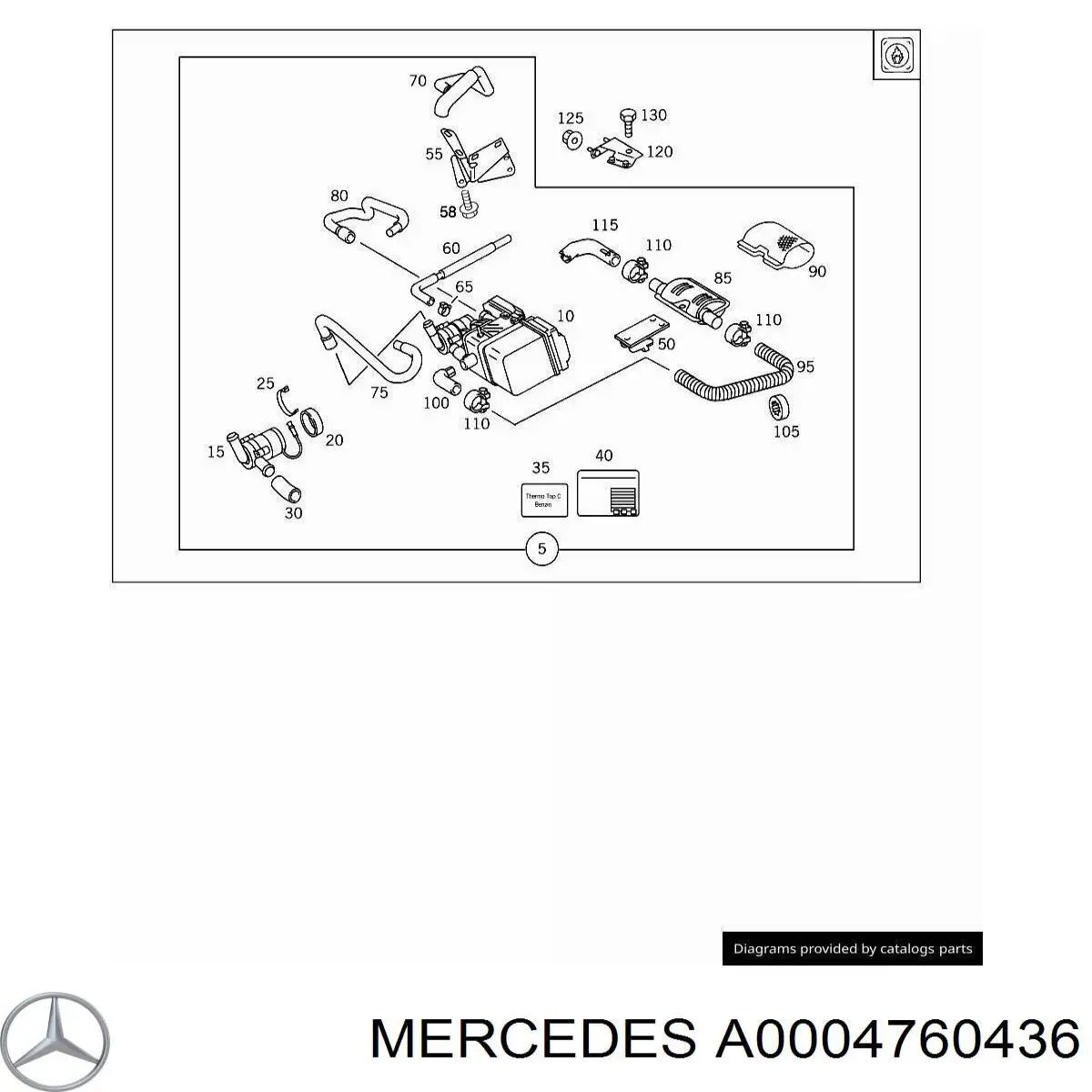 Compre A0004760436 Mercedes 