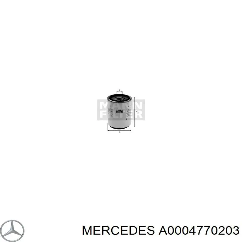 Compre 4779415 Mercedes Filtro de combustível