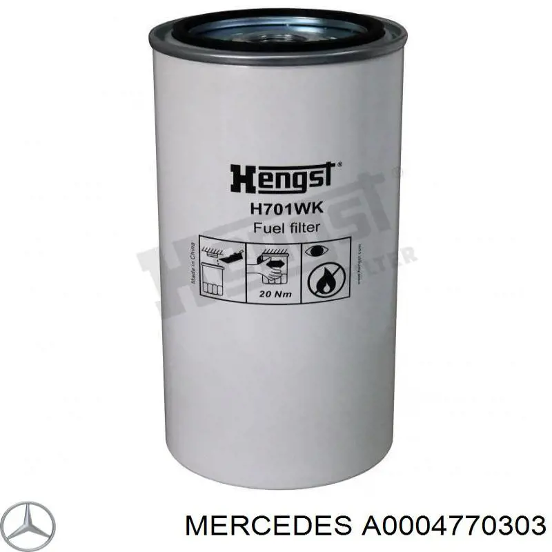 Filtro de combustível 5801620130 Iveco