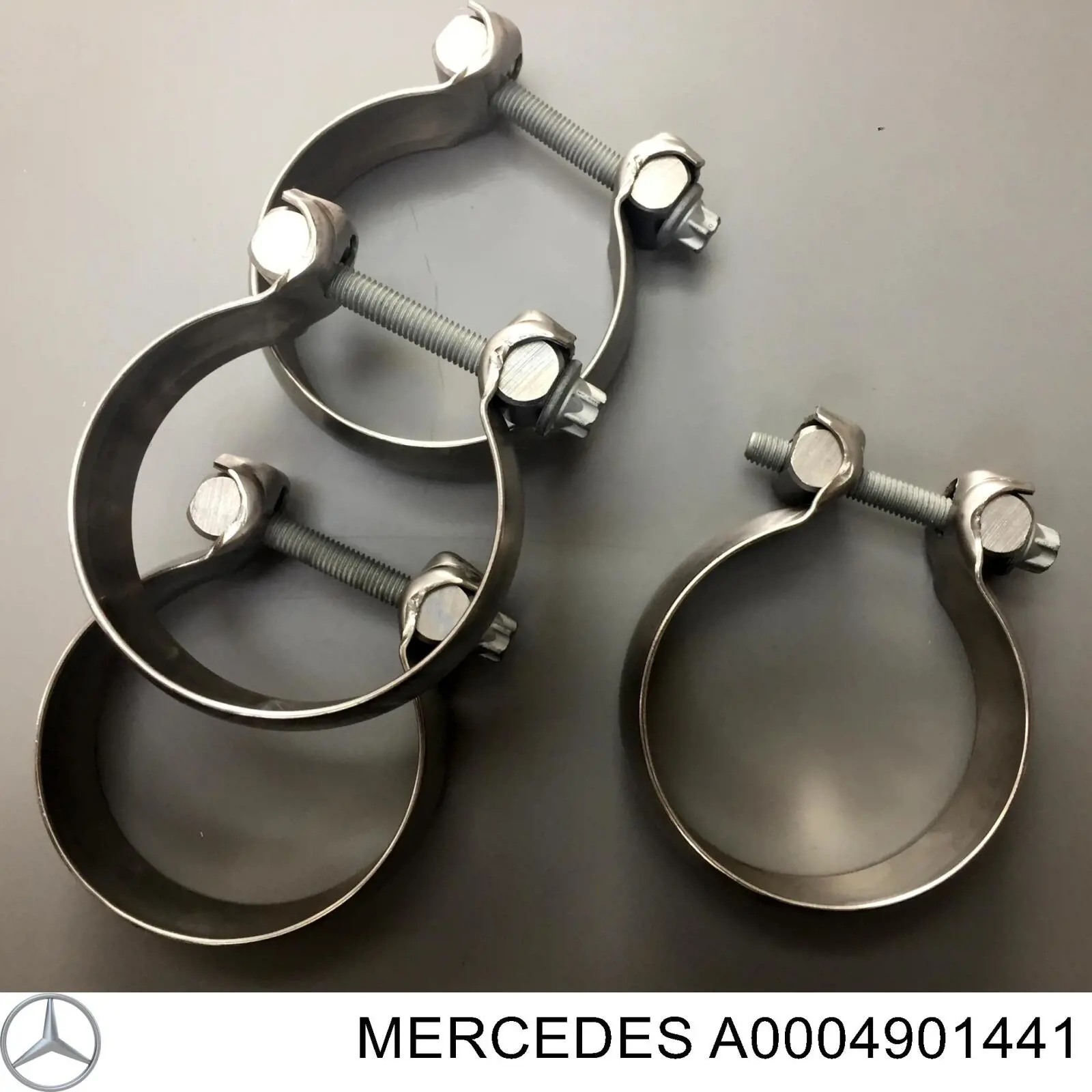 Compre A0004901441 Mercedes Braçadeira de silenciador dianteira