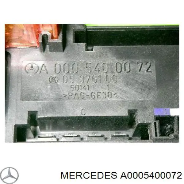0005400072 Mercedes Relê do motor de arranco