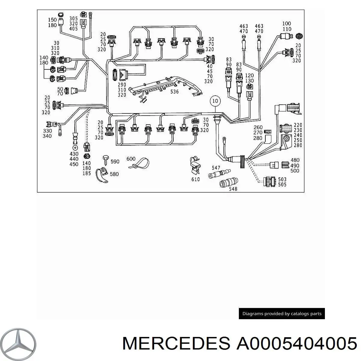A0005403905 Mercedes 