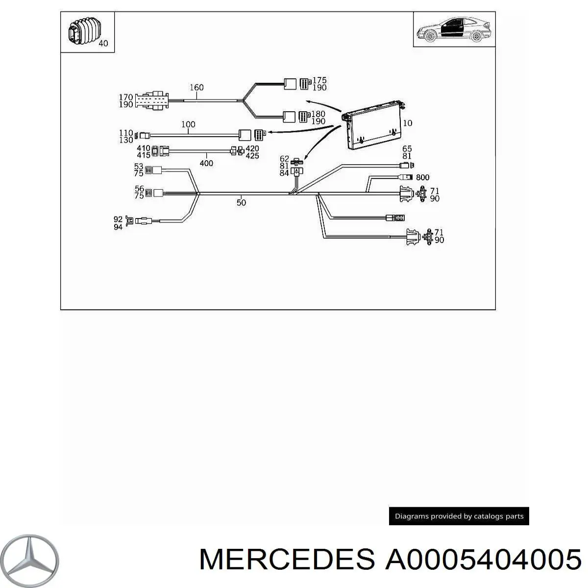  Mercedes A0005403905 preço, a partir de 7,19 USD