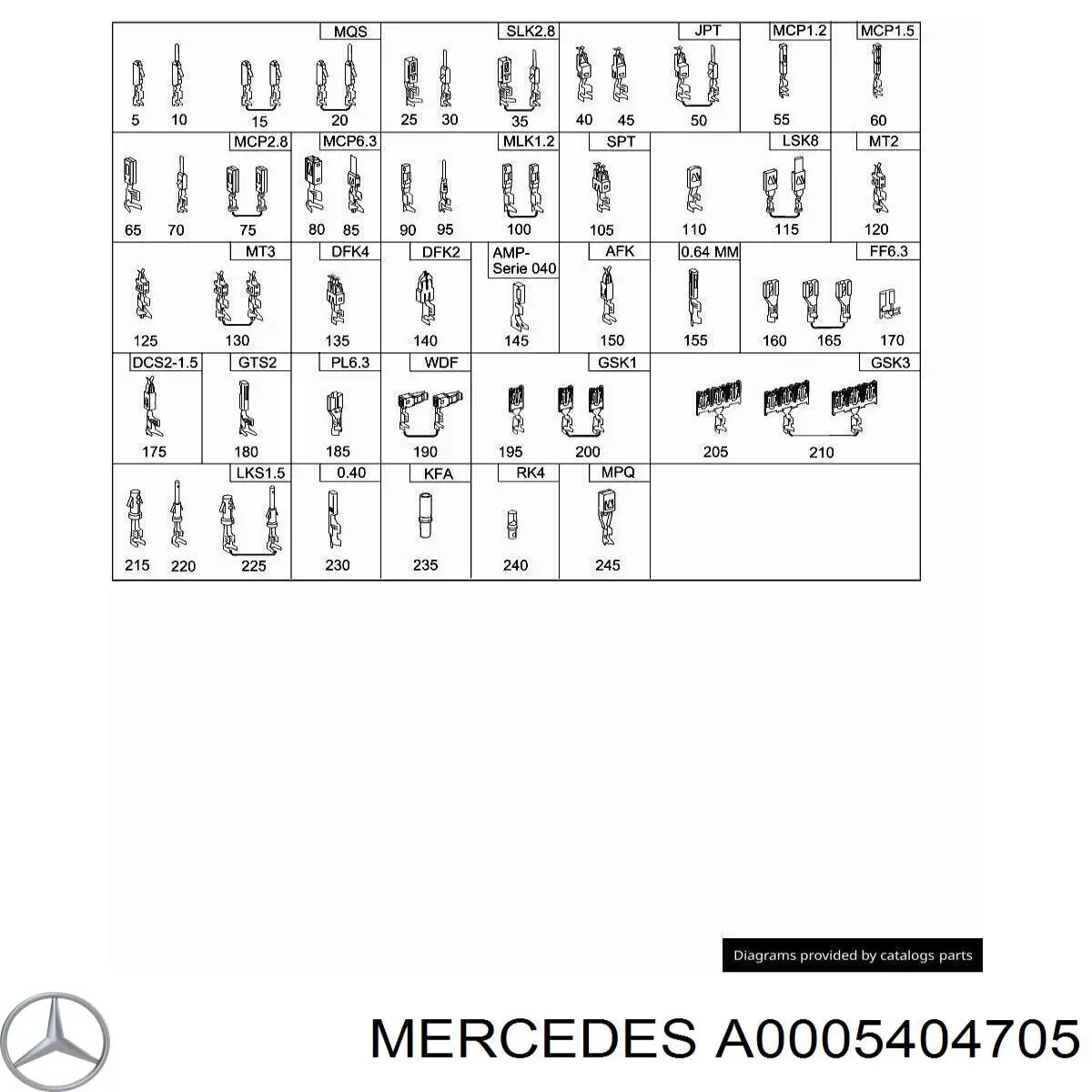 A0005404705 Mercedes 