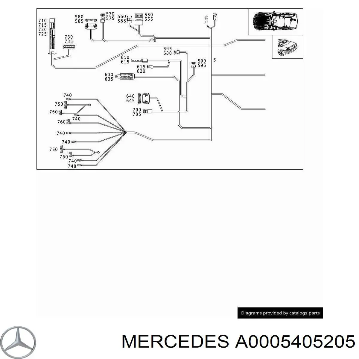  Mercedes A0005405205 preço, a partir de 3,44 USD