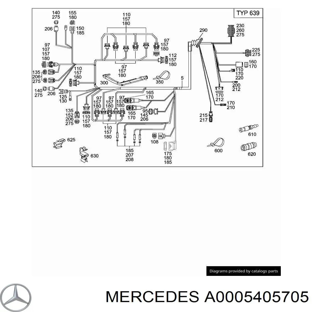 A0005405705 Mercedes 