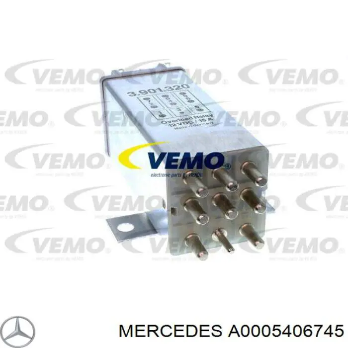 A0005406745 Mercedes Relê de corrente alta