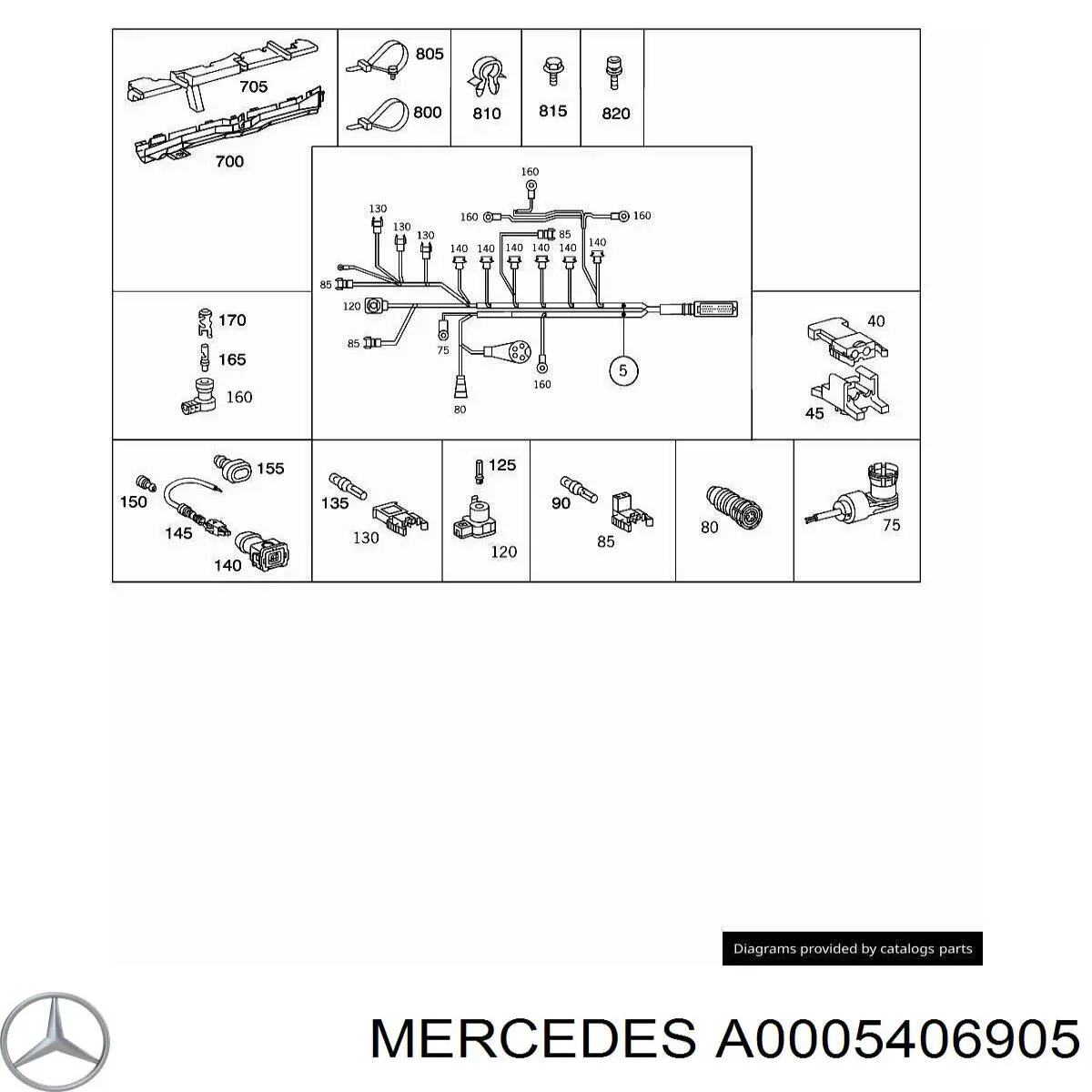 Fios isolados da seção de motor Mercedes A0115458426 preço, a partir de 4,69 USD