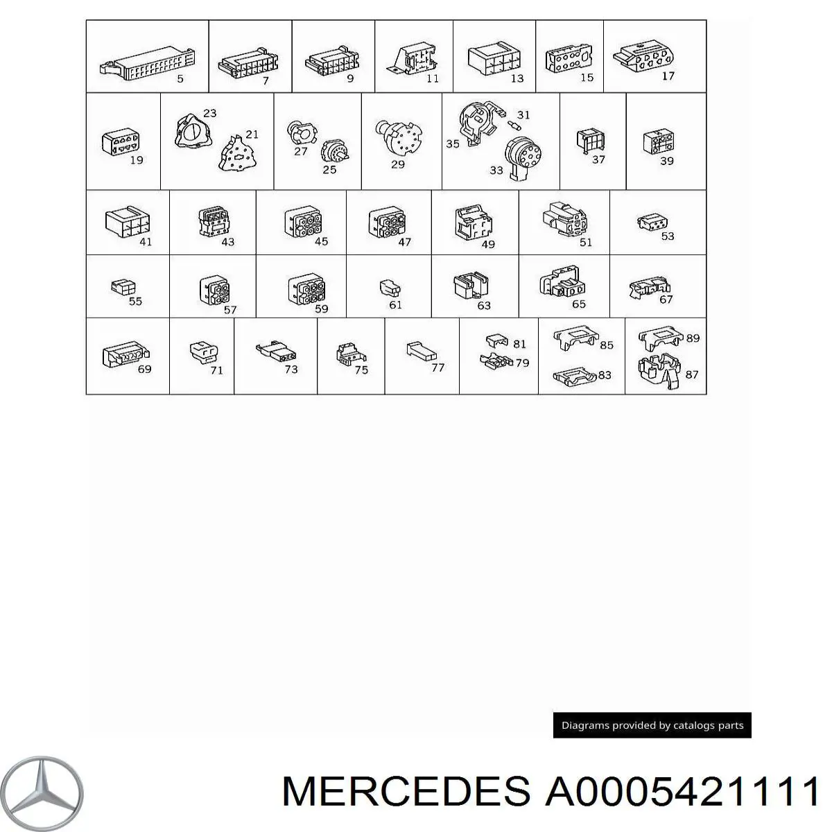 A0005421111 Mercedes 