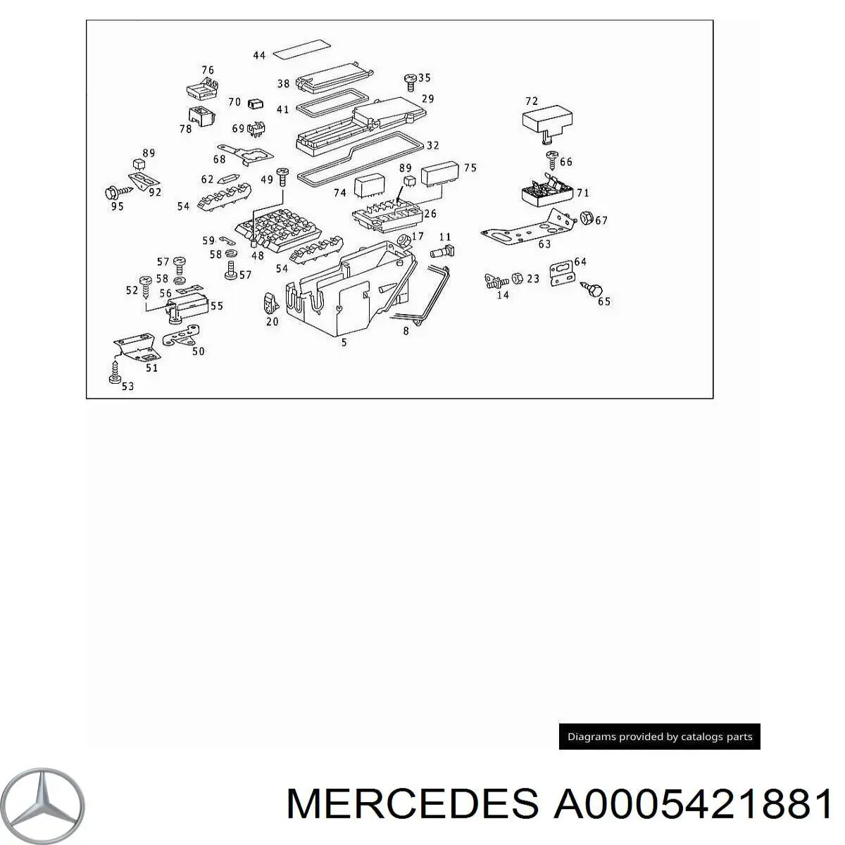 A0005421881 Mercedes 