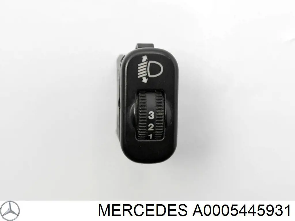 A0005445931 Mercedes Botão (regulador) de corretor das luzes