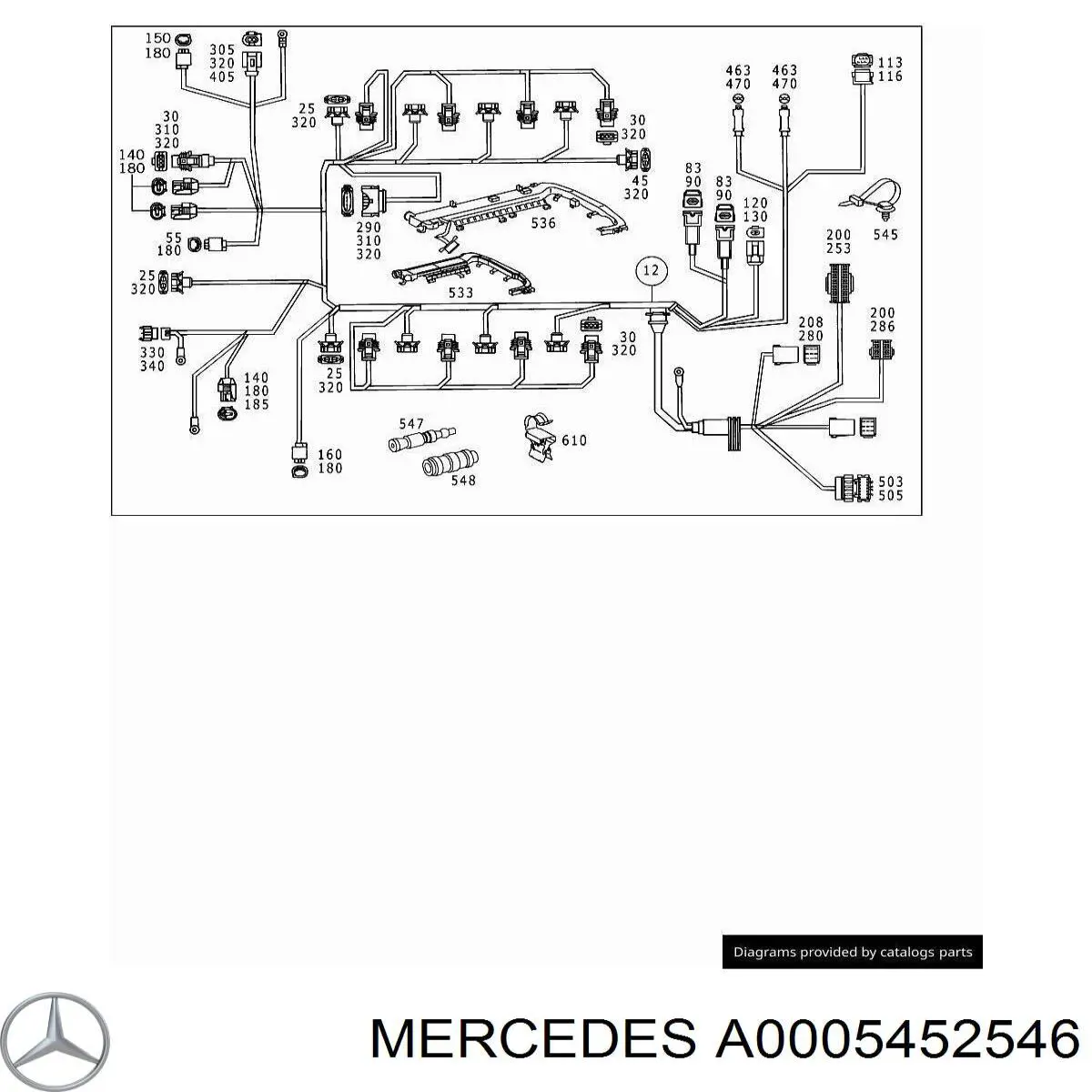 A0005452546 Mercedes 