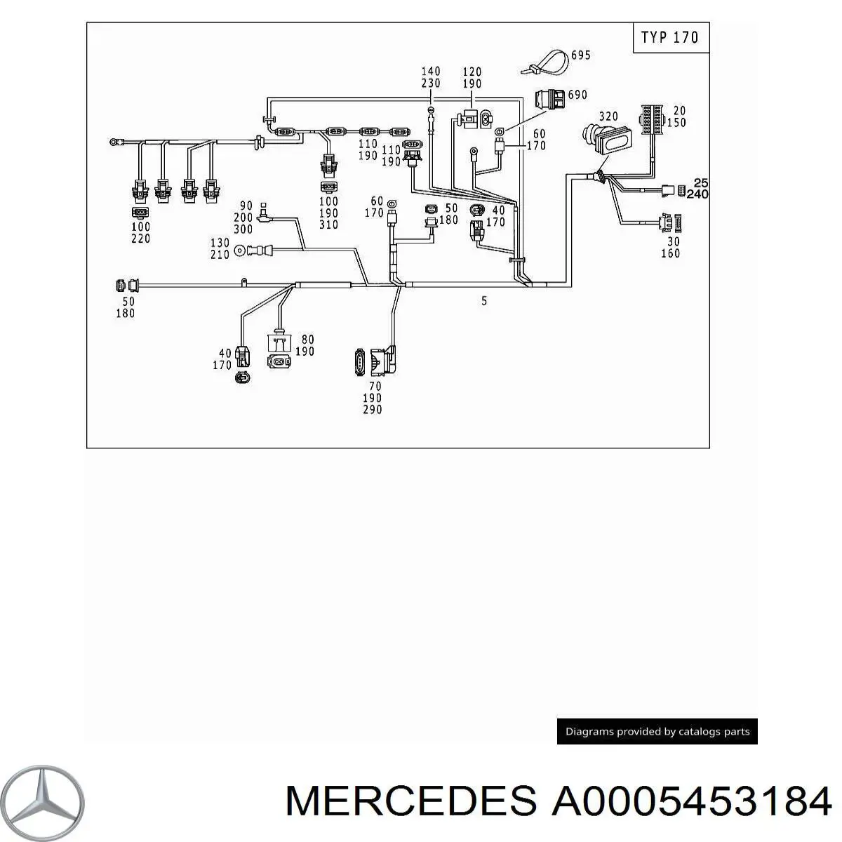 A0005453184 Mercedes 