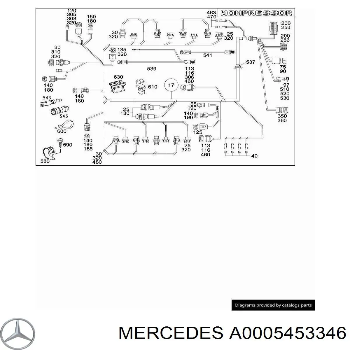  Mercedes A0005453346 preço, a partir de 6,99 USD