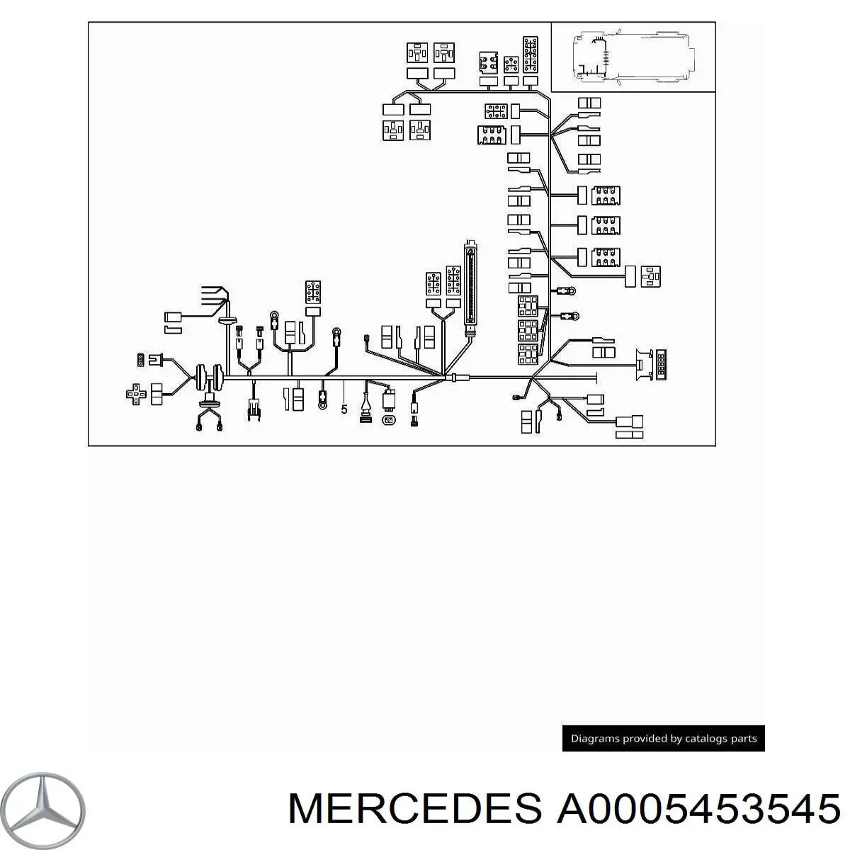 A0005453545 Mercedes 
