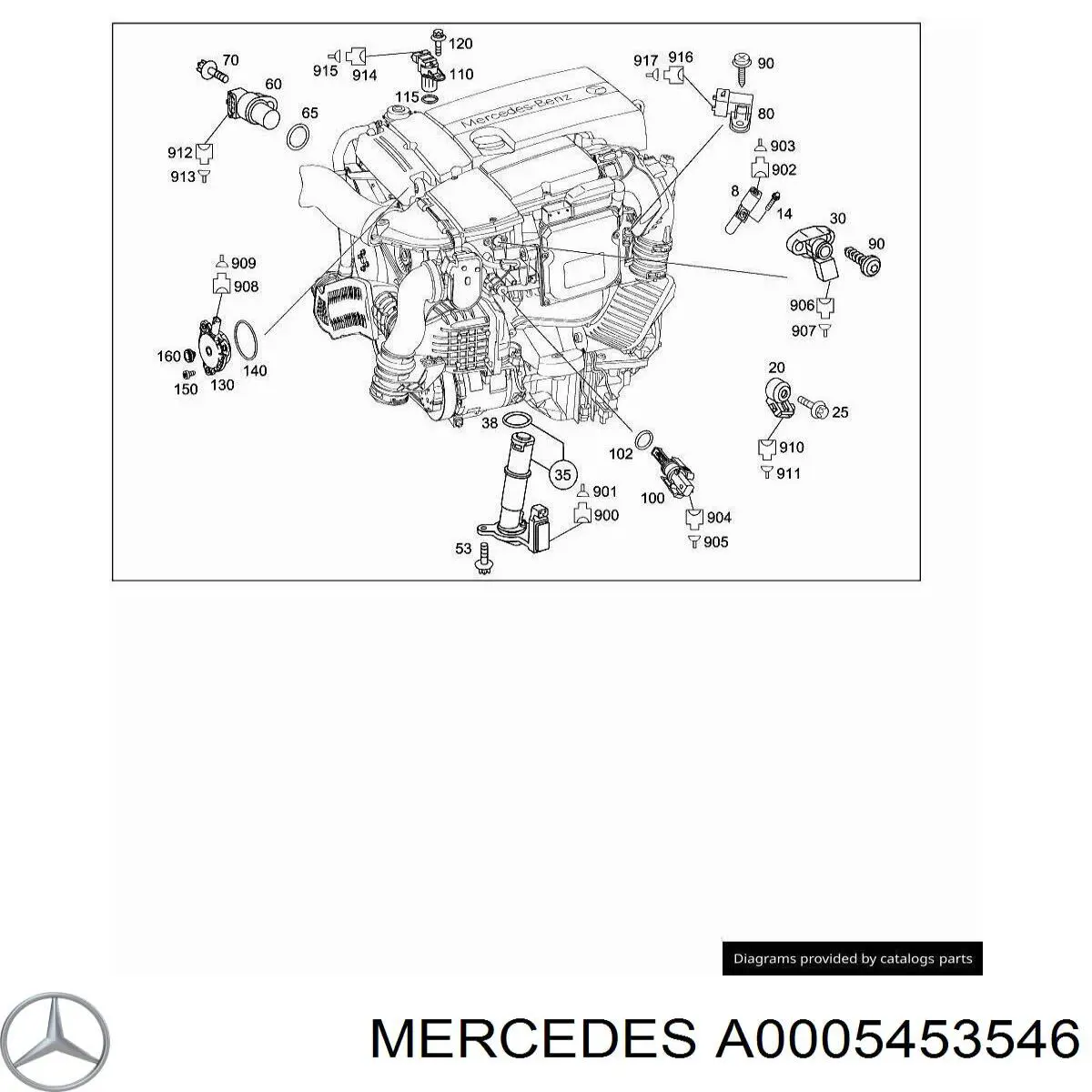 A0005453546 Mercedes 
