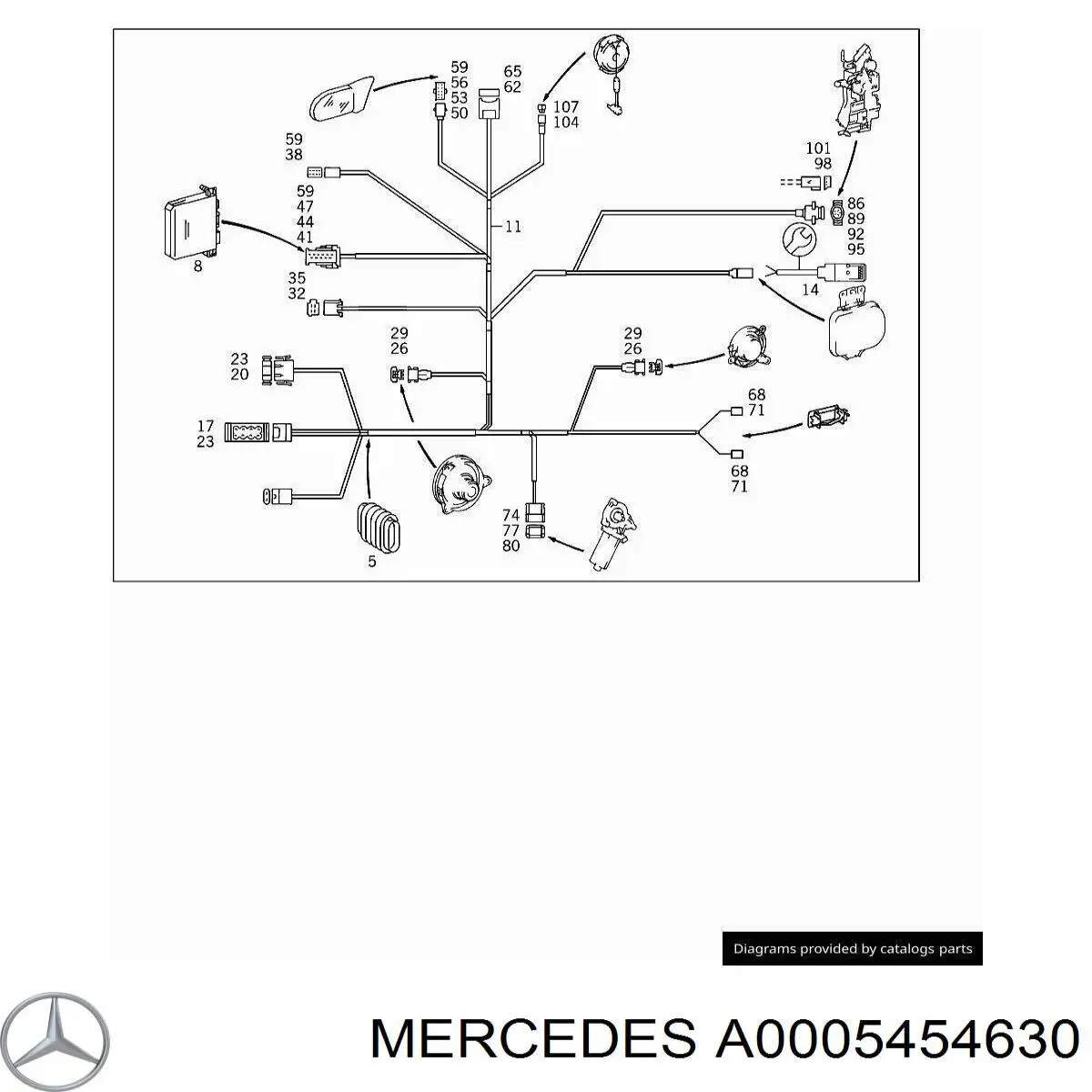  Mercedes A0005454630 preço, a partir de 7,89 USD