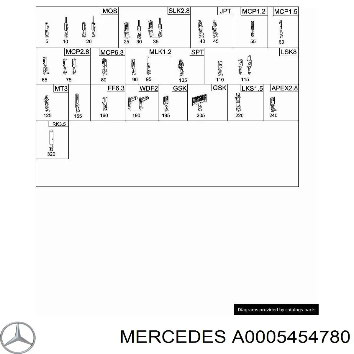 A0005454780 Mercedes 