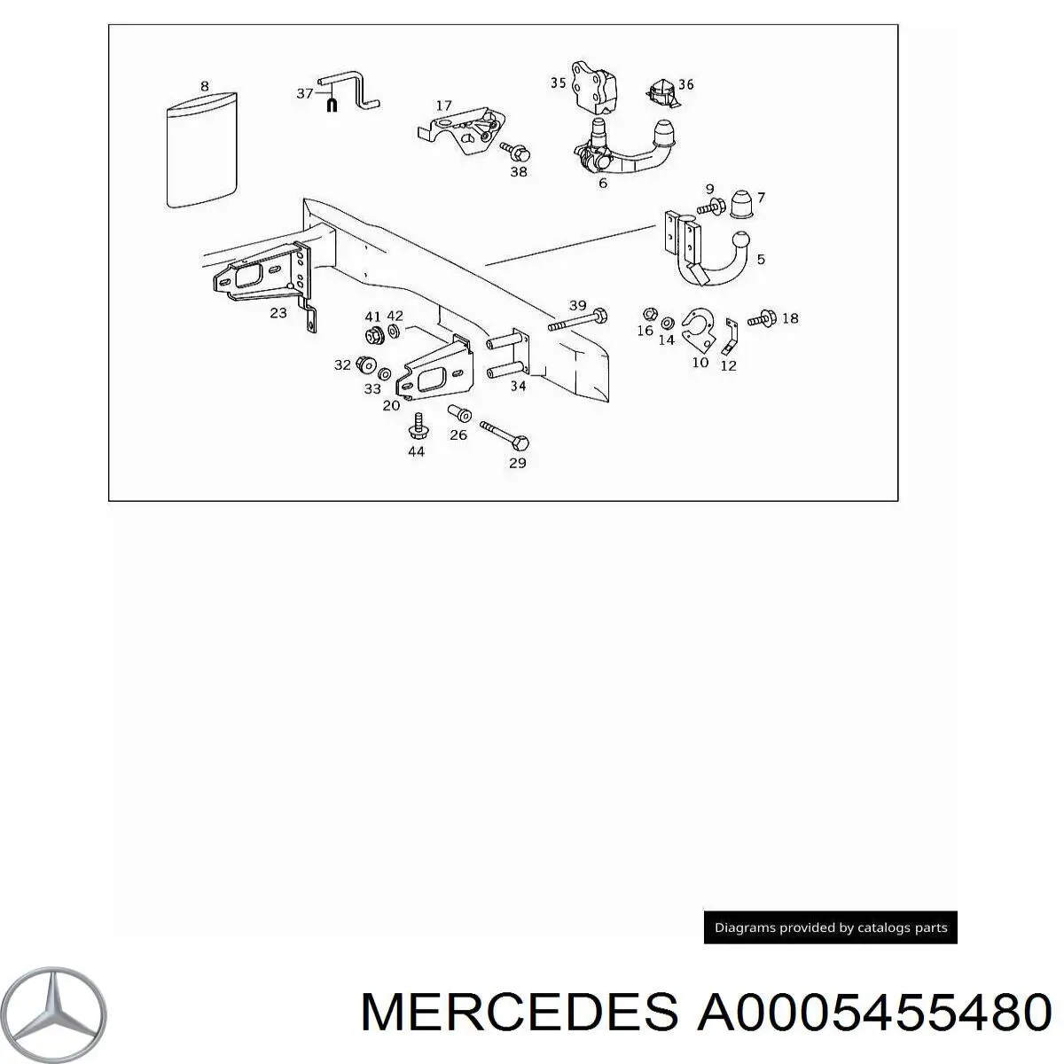 A0005455480 Mercedes 