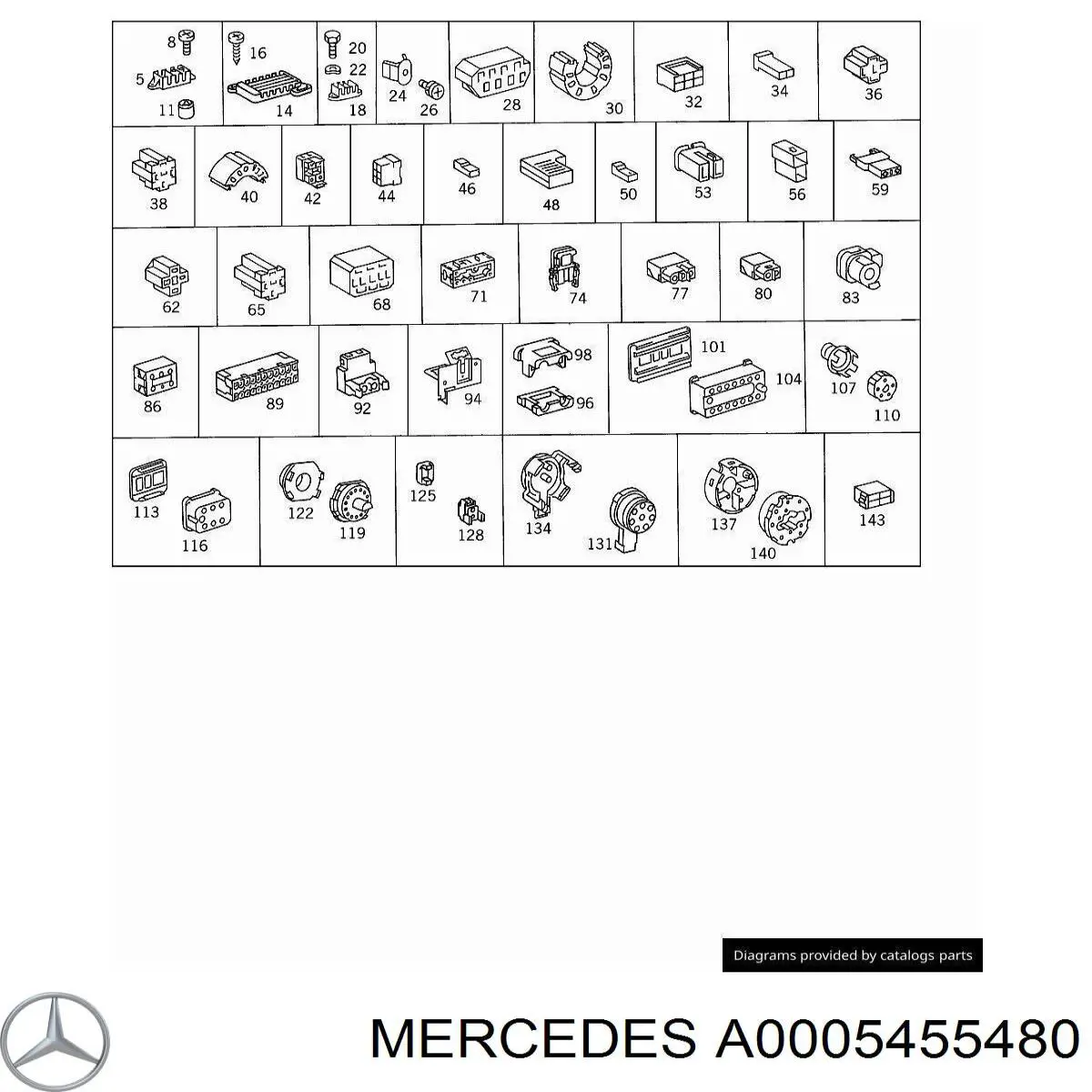 Compre A0005455480 Mercedes 