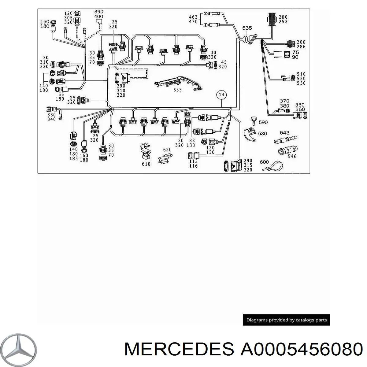 A0005456080 Mercedes 
