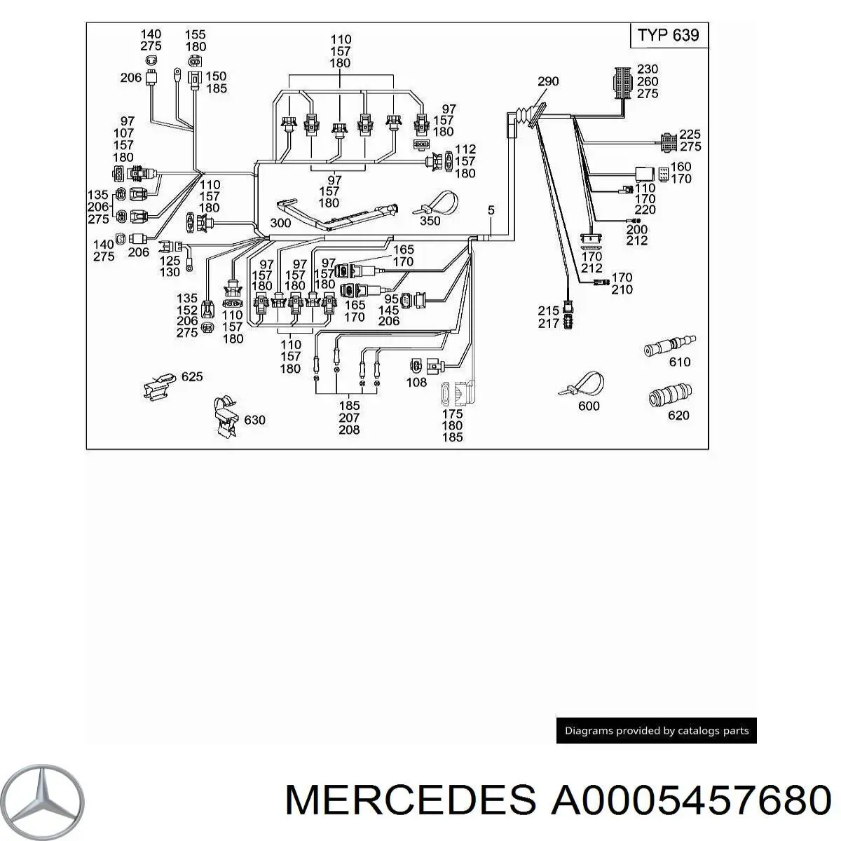 A0005457680 Mercedes 