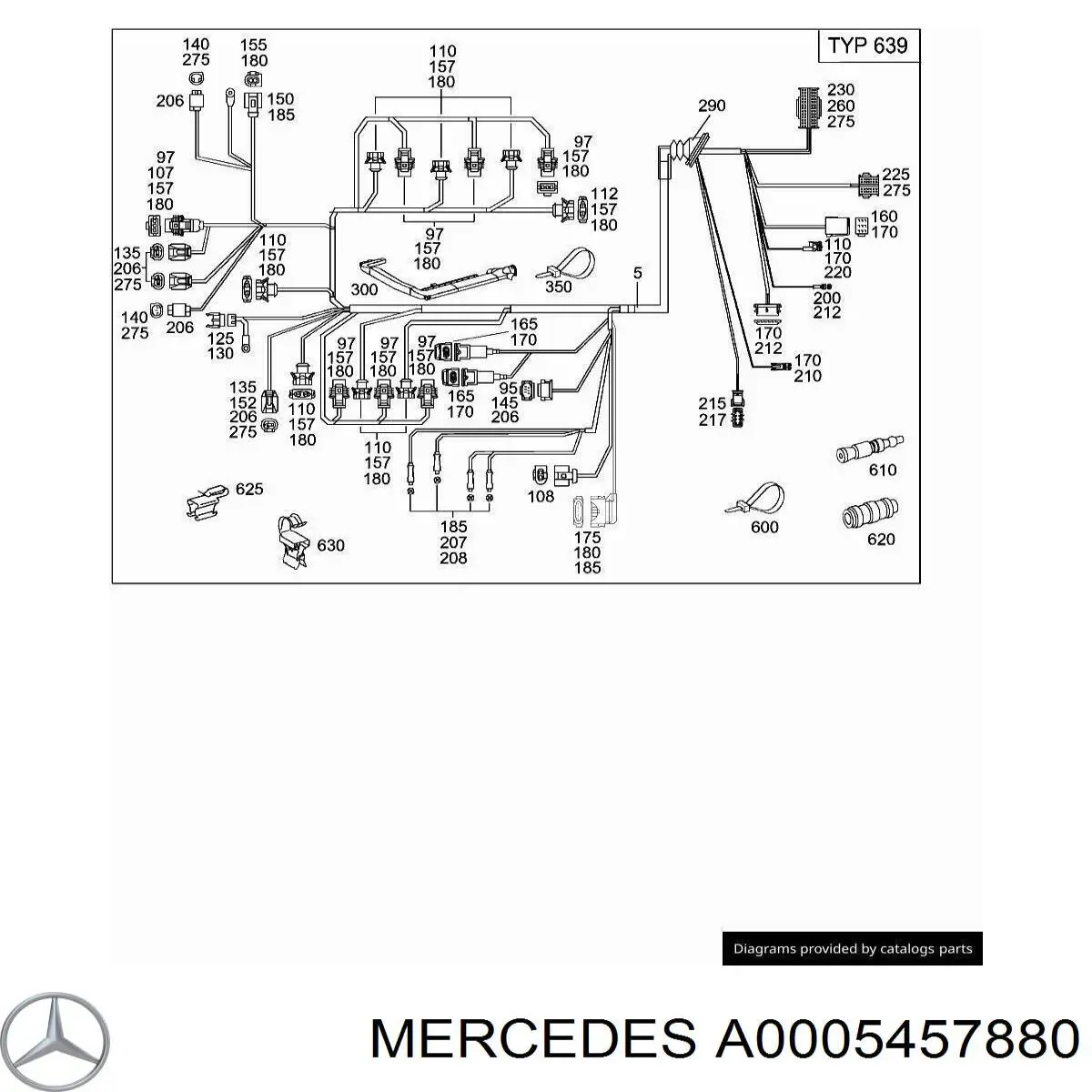 A0005457880 Mercedes 
