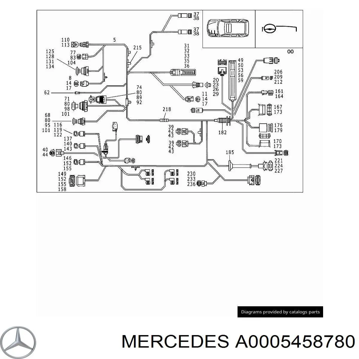 A0005458780 Mercedes 
