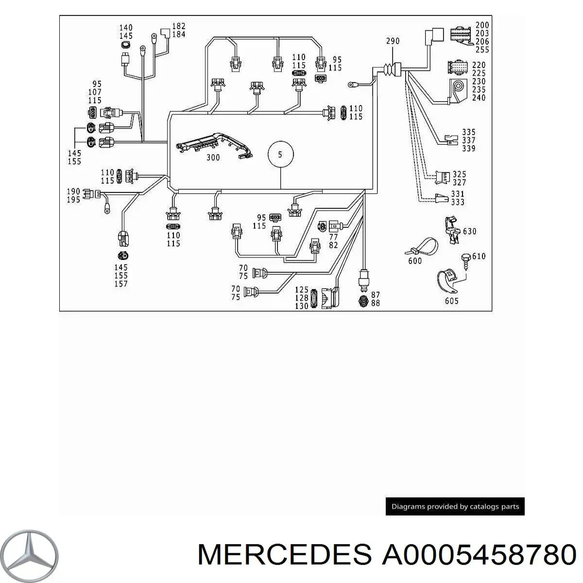  Mercedes A0005458780 preço, a partir de 7,87 USD