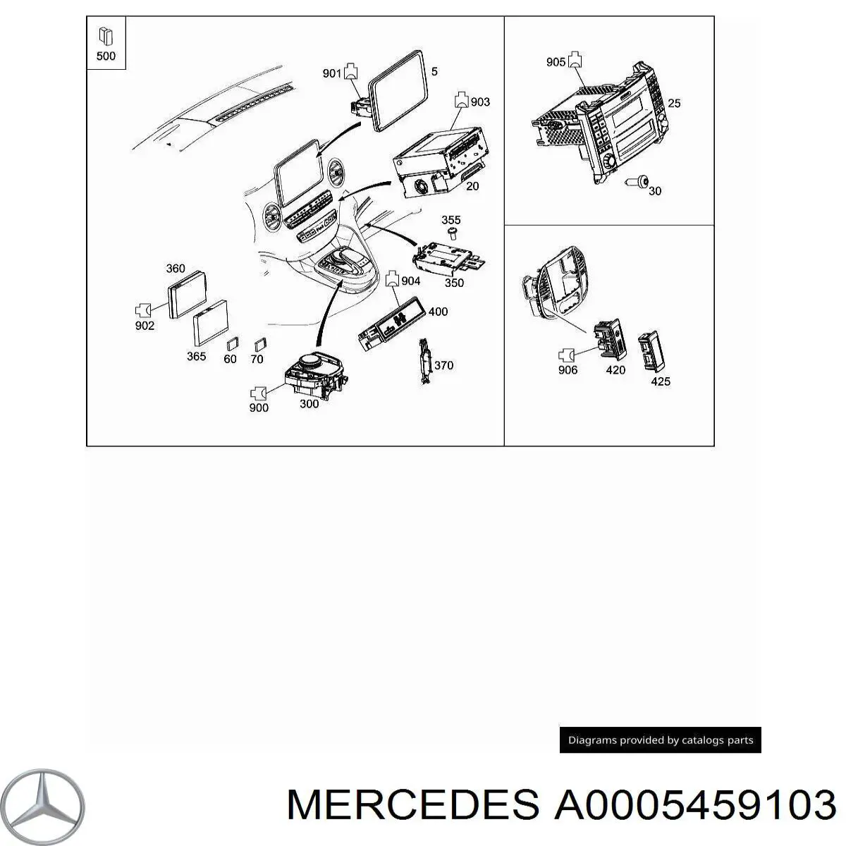 Compre A0005459103 Mercedes 