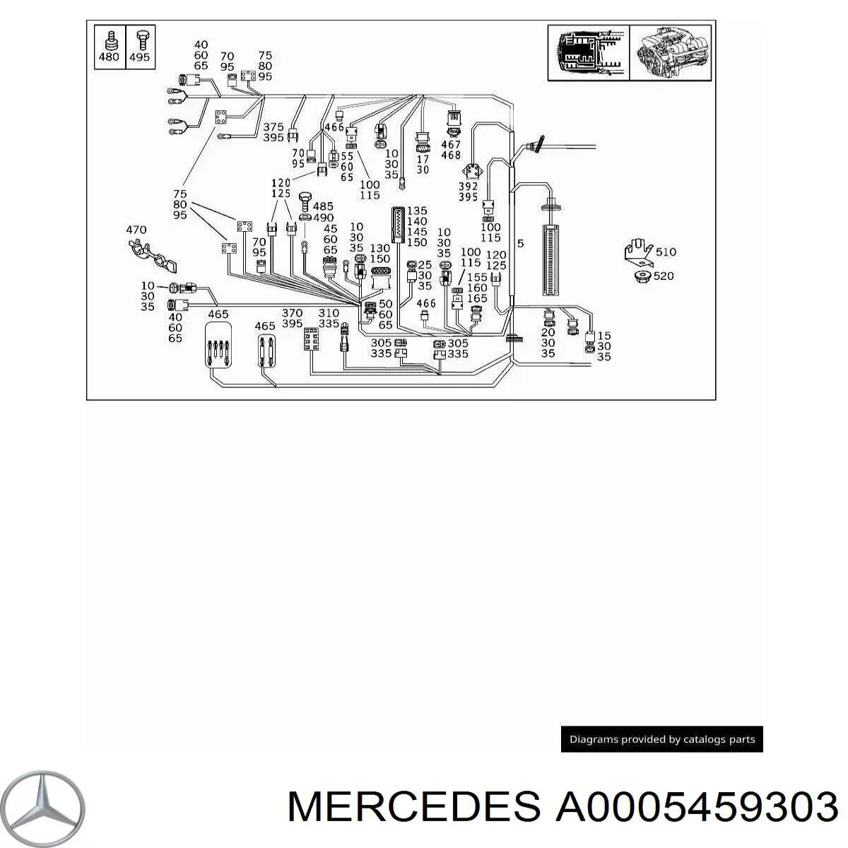 A0005459303 Mercedes 