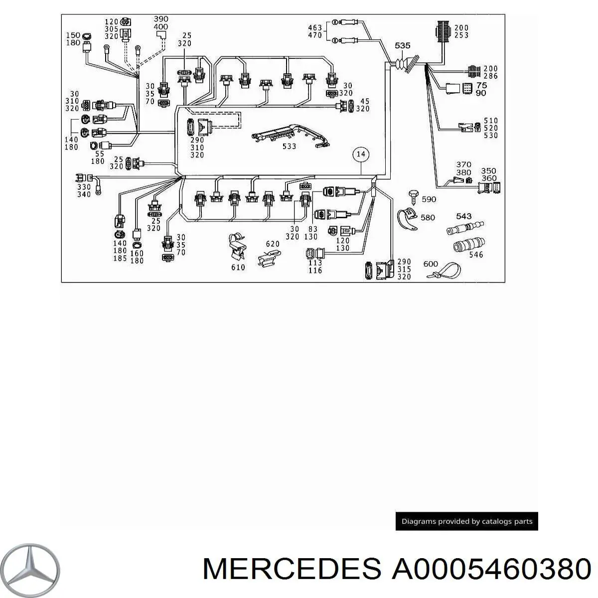  Mercedes A0005460380 preço, a partir de 26,86 USD