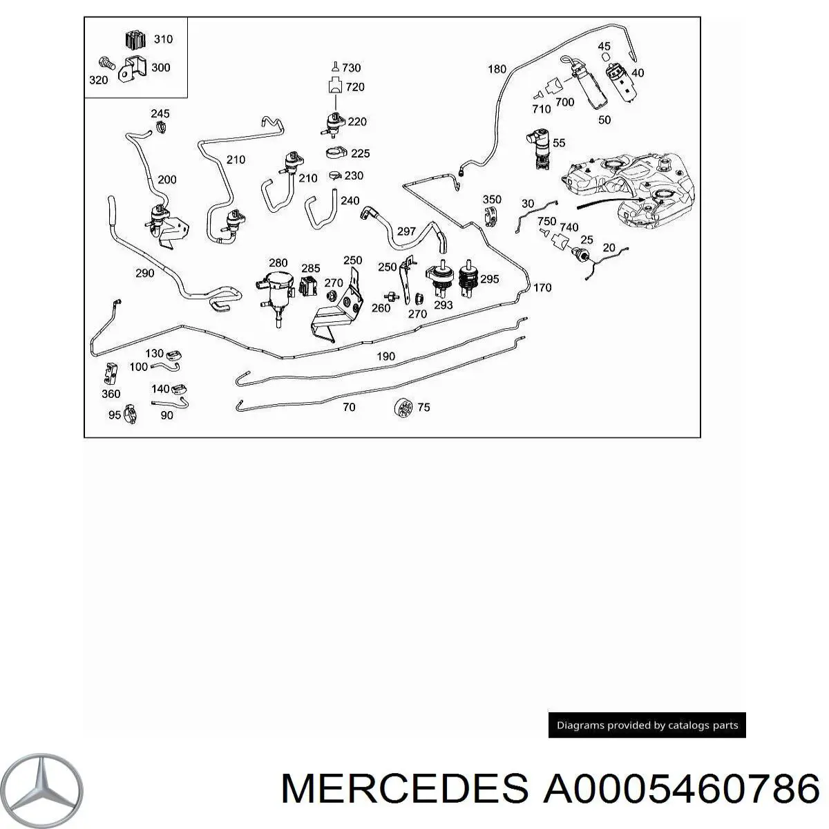 Mercedes A0005460786 preço, a partir de 5,16 USD