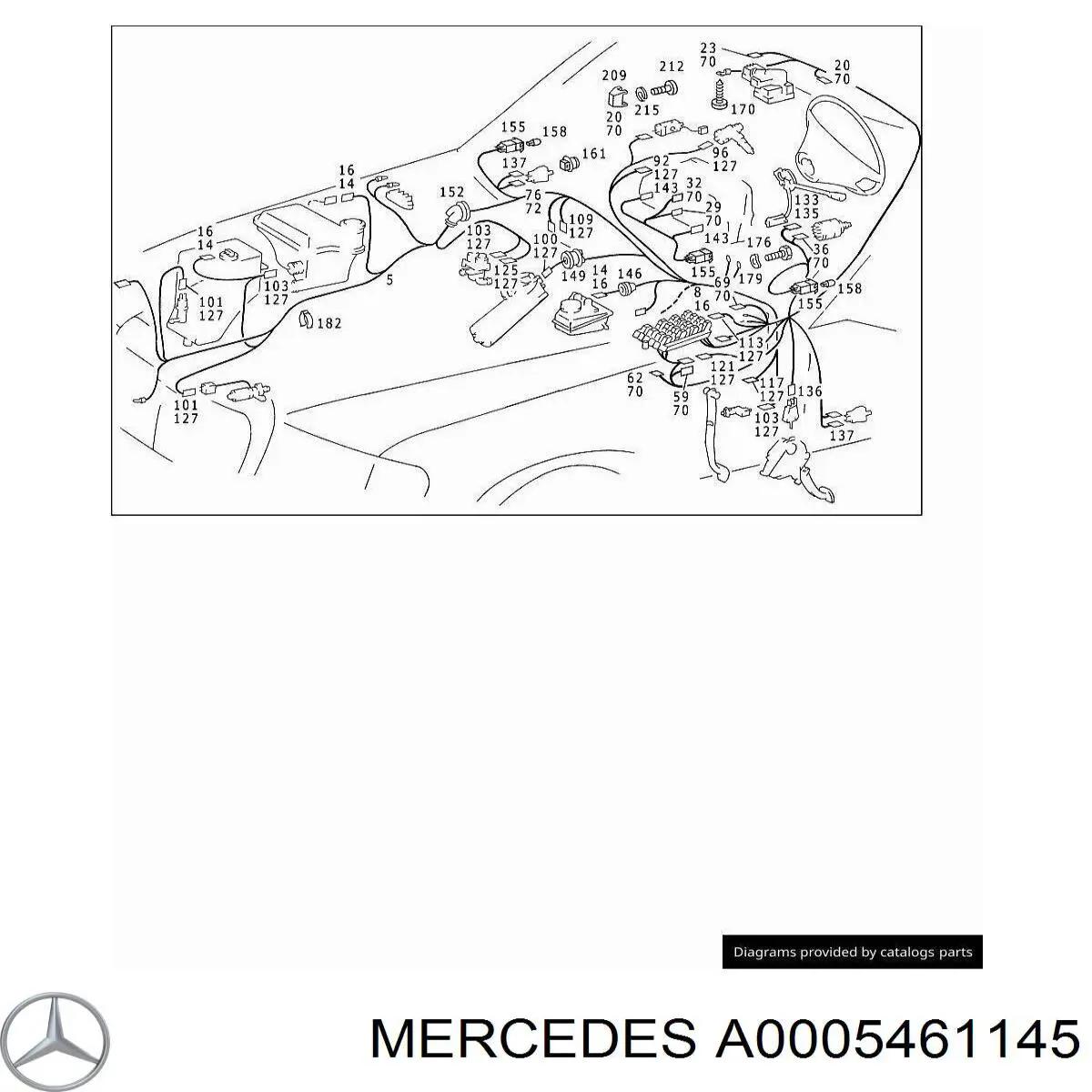 A0005461145 Mercedes 