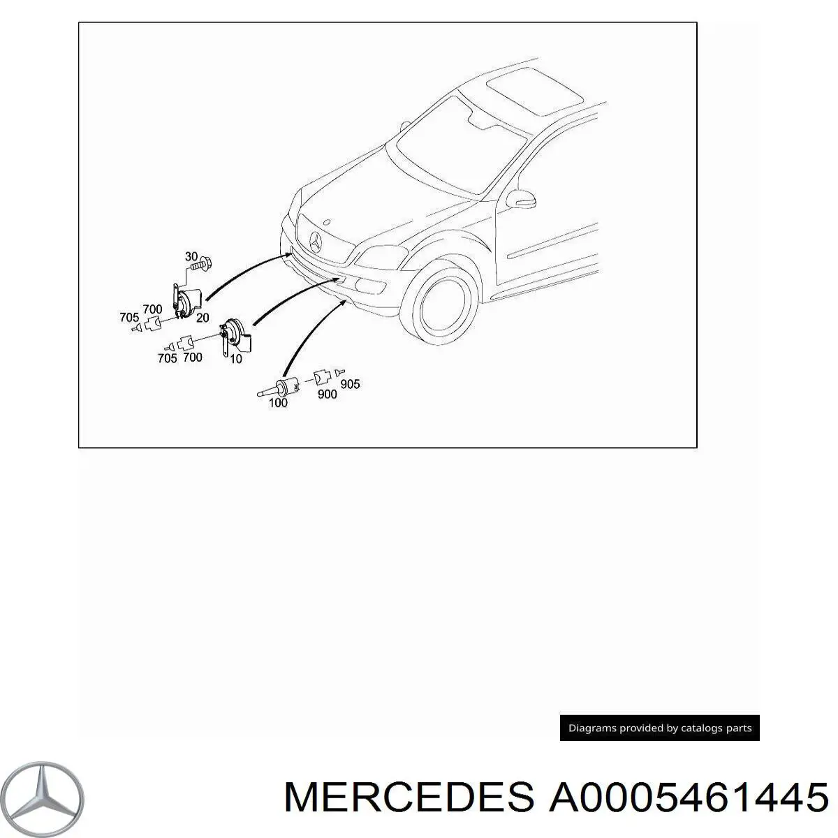 A0005461445 Mercedes 