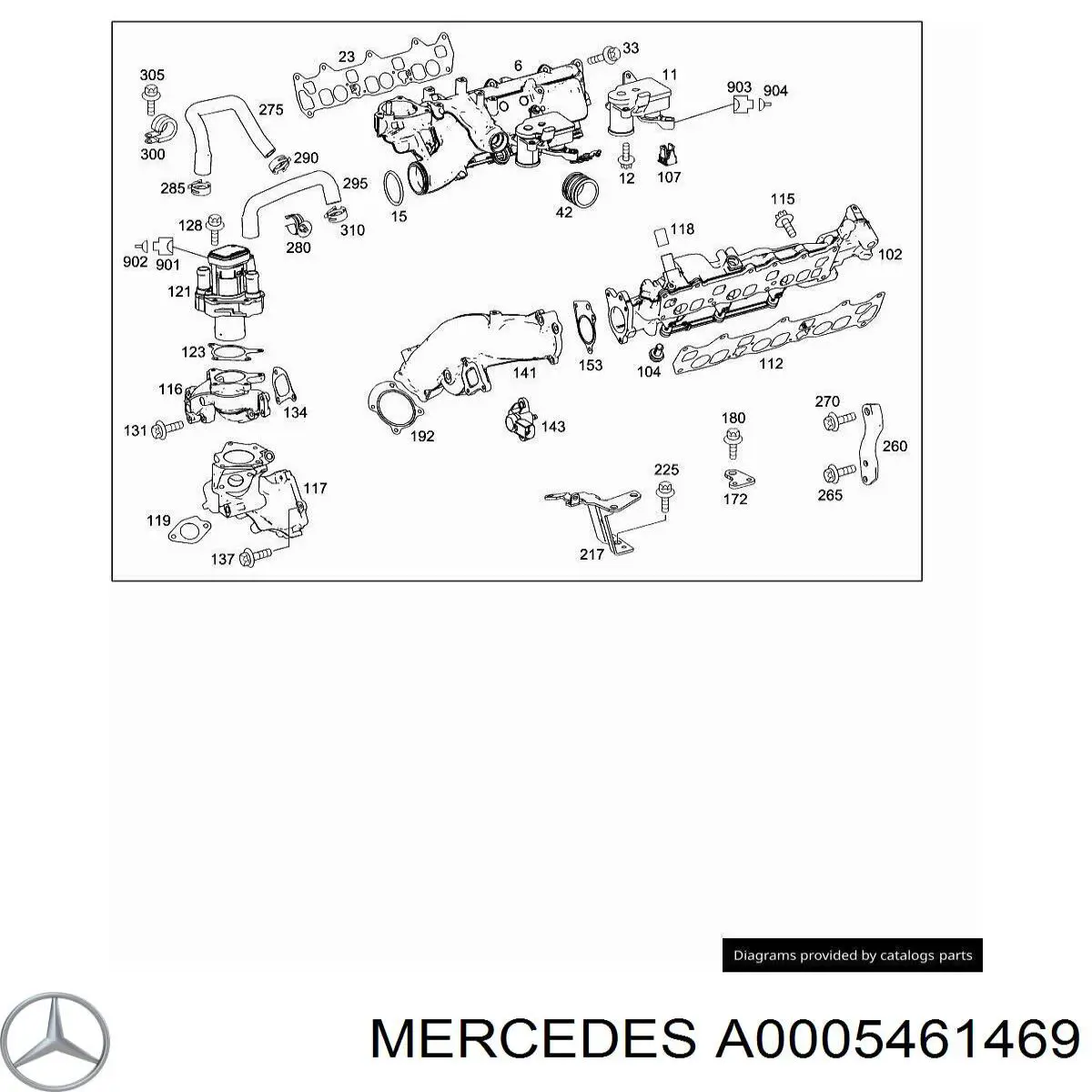 A0005461469 Mercedes 