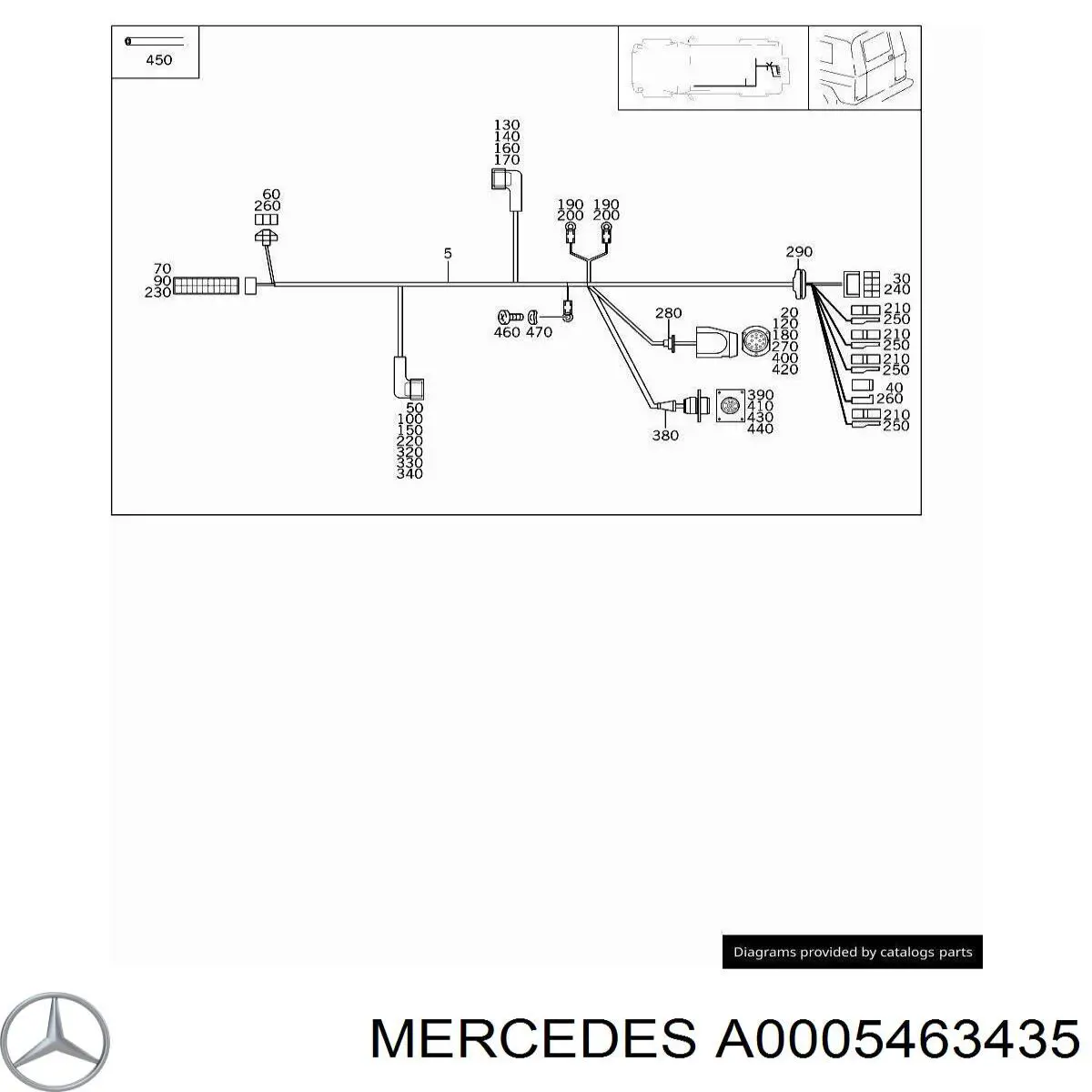 A0005463435 Mercedes 