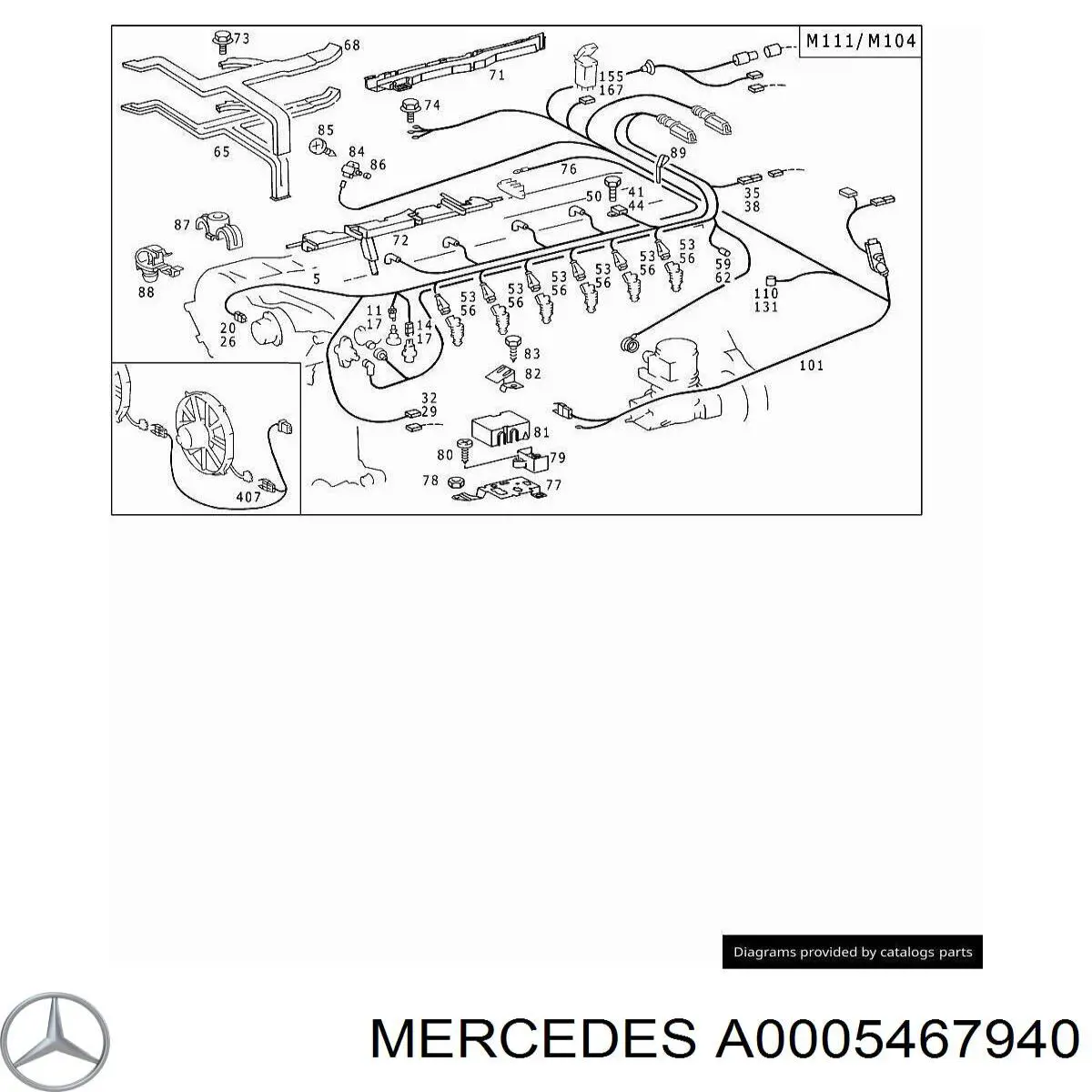 A0005467940 Mercedes 