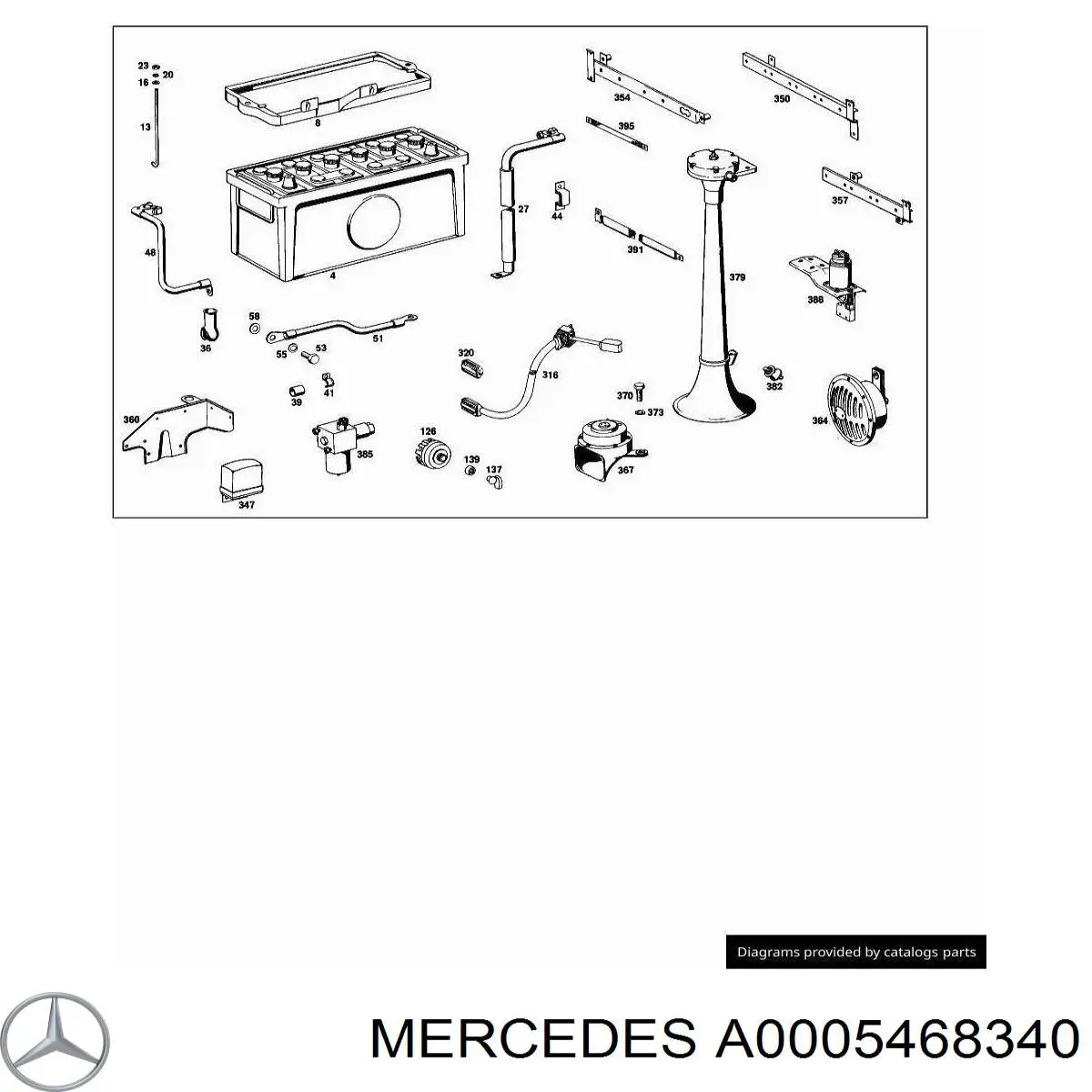 A0005468340 Mercedes 